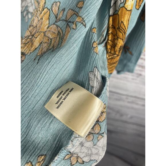 Andersen & Lauth Kimono Womens One Size Floral Open Cardigan Boho Chic Lightweig - Picture 6 of 8